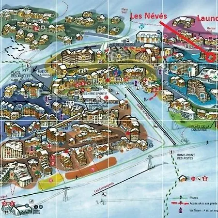 Résidence Neves - Location: Ensoleillé Pour 4 Personnes Dans Un Quartier Animé Apartamento Val Thorens